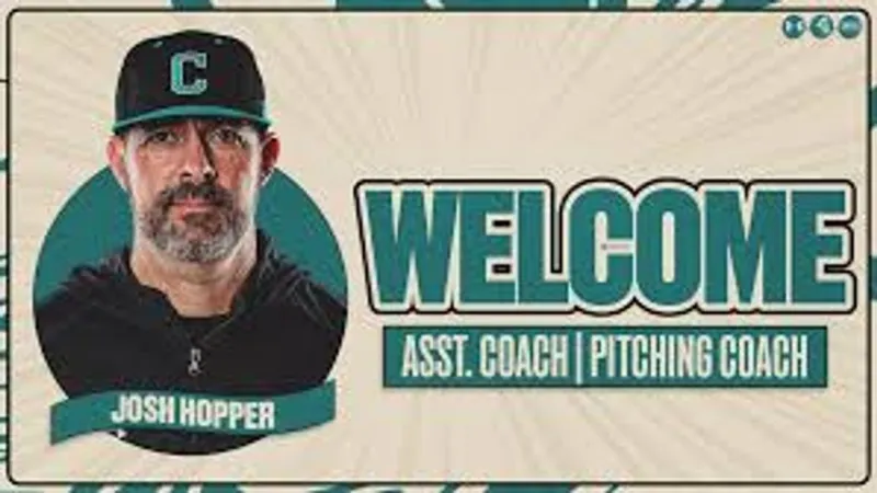 Coastal Carolina Baseball Adds Josh Hopper as Pitching Coach