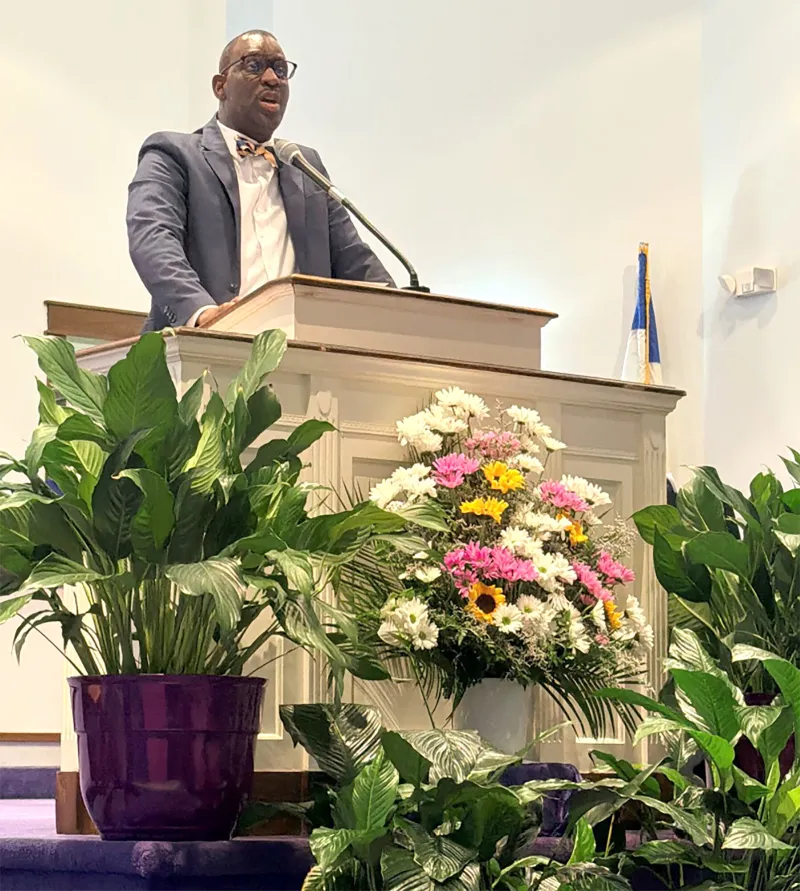 District superintendent leads Back to School Worship Service