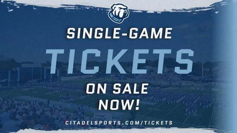 The Citadel Football Single-Game Tickets Available Now