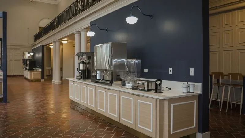 Coker University reopens dining hall nearly two years after ceiling collapse