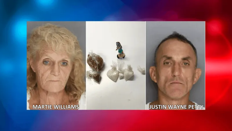Deputies seize more than 100 grams of narcotics in Aug. 5 traffic stop, arrest two