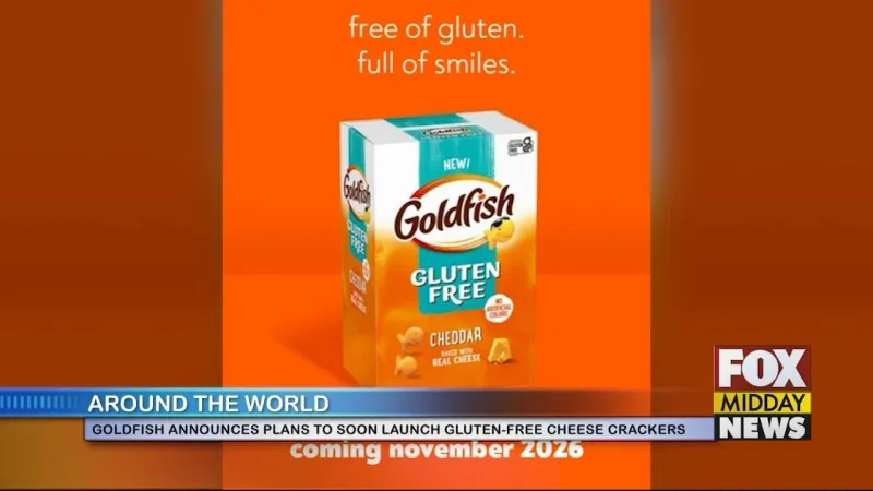 Goldfish To Roll Out New Gluten-Free Cheese Crackers