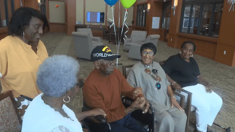 World War II veteran celebrates 100th birthday with family in Florence