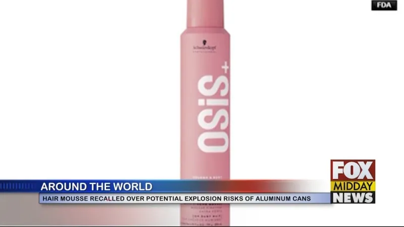 Hair Mousse Recalled Due To Risk Of Explosion