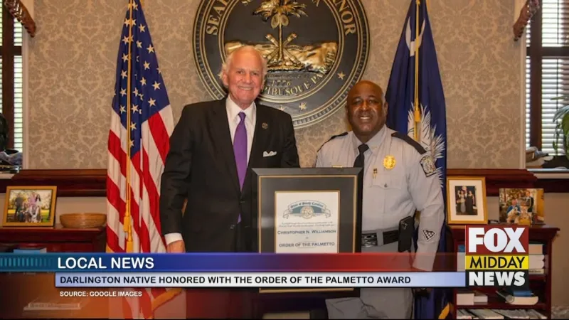 Darlington Native Honored With Order of the Palmetto Award