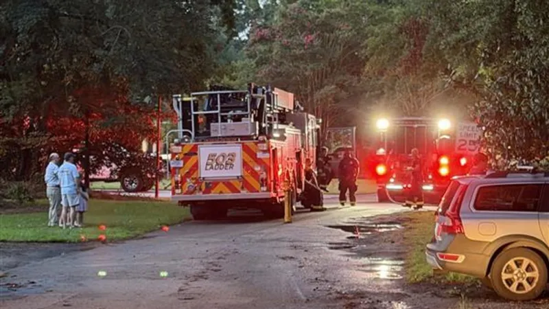 Early-morning house fire draws emergency response in Mount Pleasant