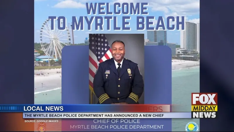 Frederick Chambers Appointed As Myrtle Beach Police Chief