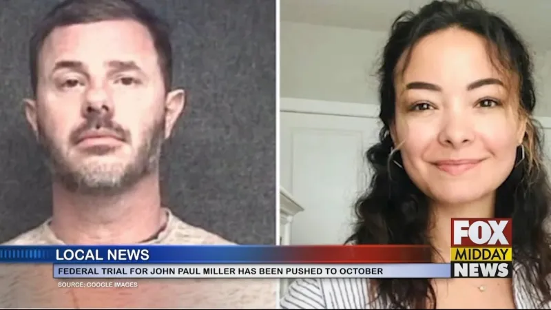 John Paul Miller's Federal Trial Delayed