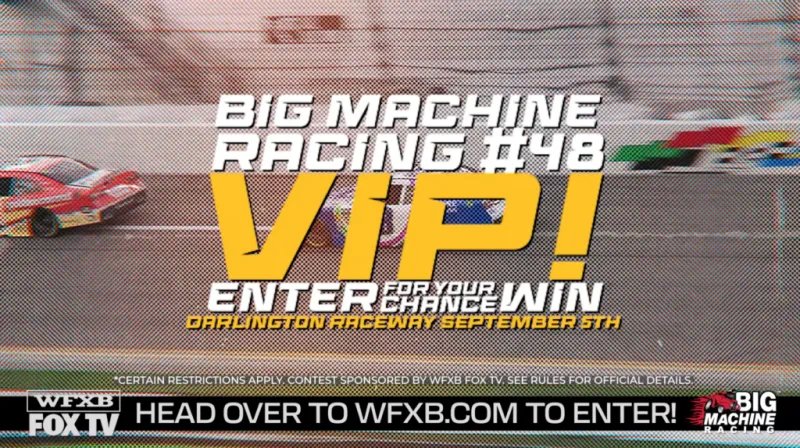 Darlington Raceway Big Machine VIP Giveaway