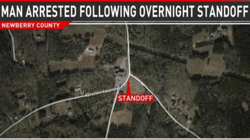 Hours long standoff in Newberry County ends with arrest, K-9 injury