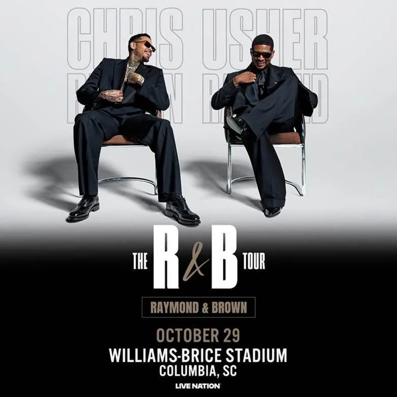 Columbia added to new tour dates for Usher & Chris Brown tour