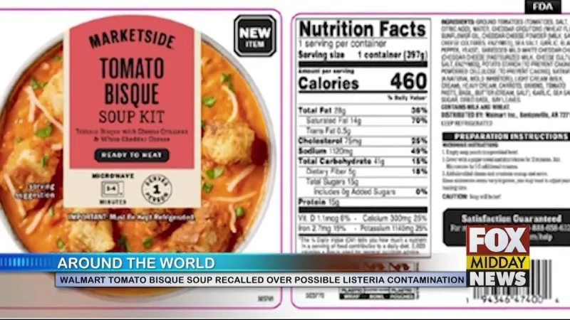 Walmart Recalls Tomato Soup Kits Over Listeria Concerns