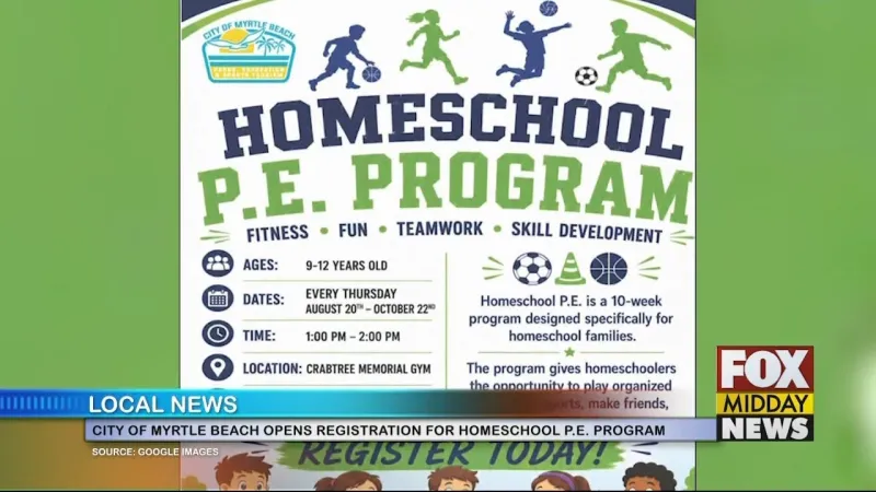 City Of Myrtle Beach Launches Homeschool P.E. Program
