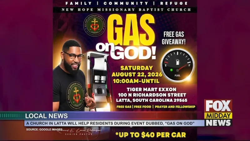 Latta Church To Help Community Members During 'Gas On God' Event