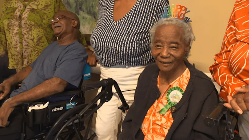 Turning 100, Mary Bailey jokes, "I thought I was one," as family celebrates