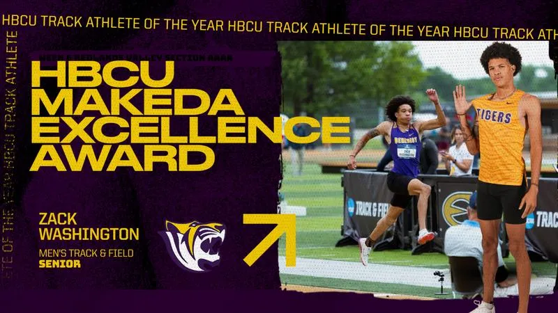 Benedict's Zack Washington Named HBCU Track & Field Athlete Of The Year