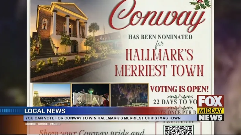 You Can Vote For Conway To Become Hallmark's Merriest Town!