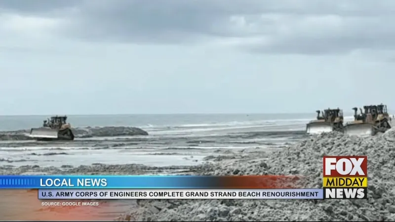 Grand Strand Beach Renourishment Project Officially Finished