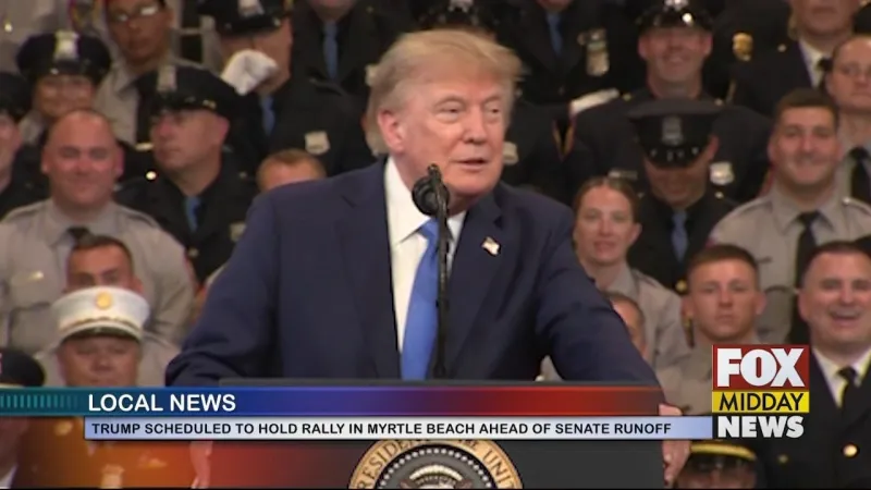 President Trump To Host Rally In Myrtle Beach