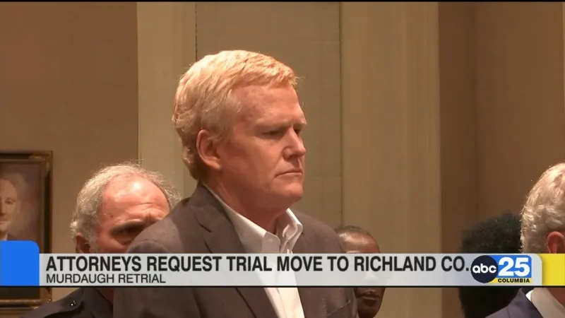 Alex Murdaugh's attorney's request trial move to Richland County