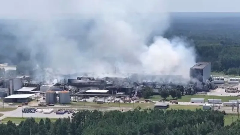 Drivers urged to use caution as US 321 in Winnsboro reopens after mattress plant fire
