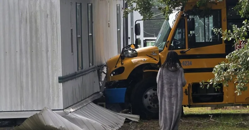 Bus carrying 42 students strikes home in Orangeburg County