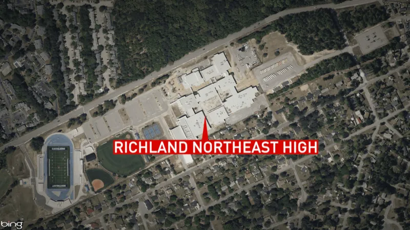 Teen arrested after gun found in backpack at Richland Northeast High School