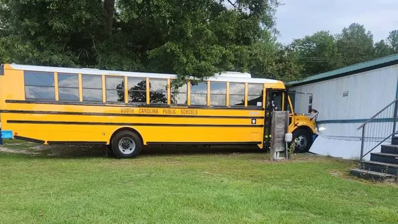 18 students, driver taken to hospital after school bus crashes into Orangeburg County home