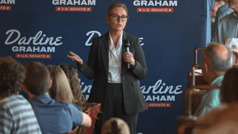 Sen. Darline Graham campaigns in Florence ahead of Republican U.S. Senate runoff
