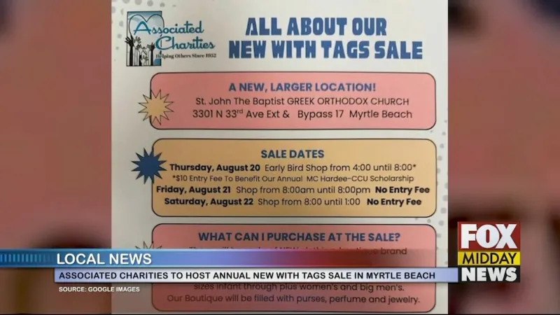 Associated Charities Hosts Annual New With Tags Sale