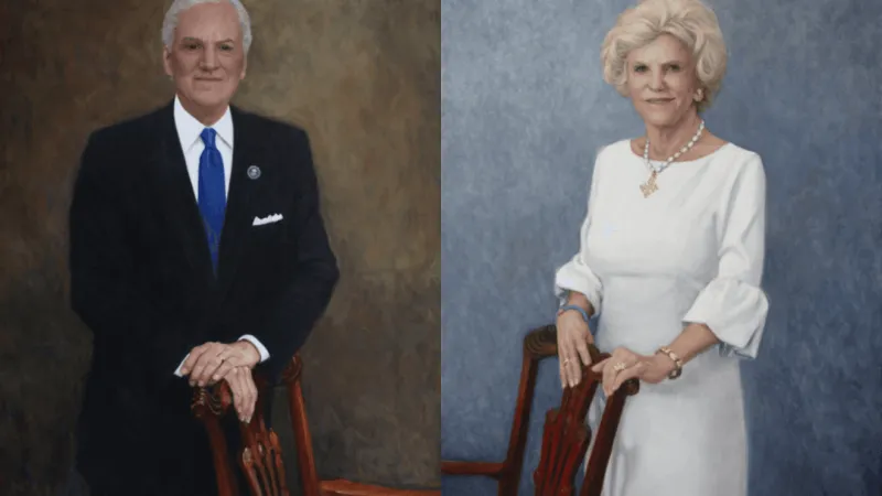 Gov. Henry McMaster, First Lady Peggy McMaster reveal official portraits