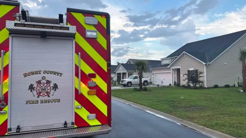 Little River house fire heavily damages home, displaces 3; no injuries reported
