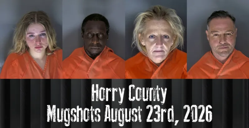Horry County Mugshots August 23rd, 2026