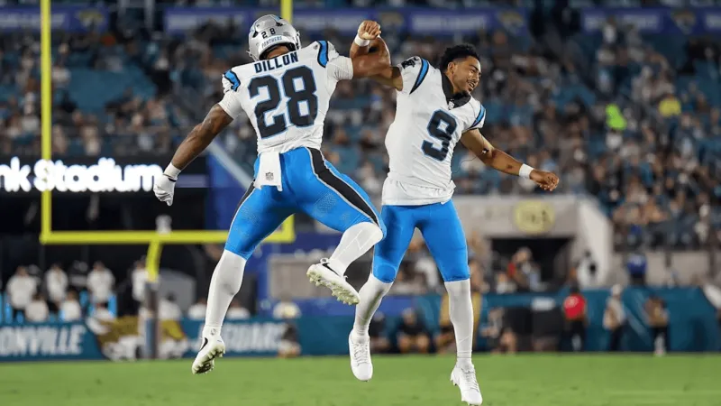 Bryce Young and the Panthers find better footing in a 34-17 victory at the Jaguars