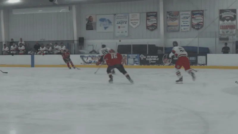 Firefighters hit the ice in charity hockey game for 3-year-old Carter's tumor fight