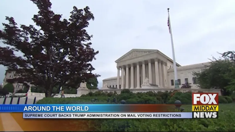 SCOTUS Backs Trump's Executive Order Limiting Mail-In Voting