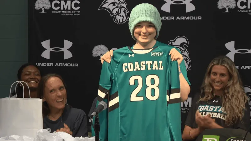 Coastal volleyball signs Claire Duncan in Team IMPACT first for CCU athletics
