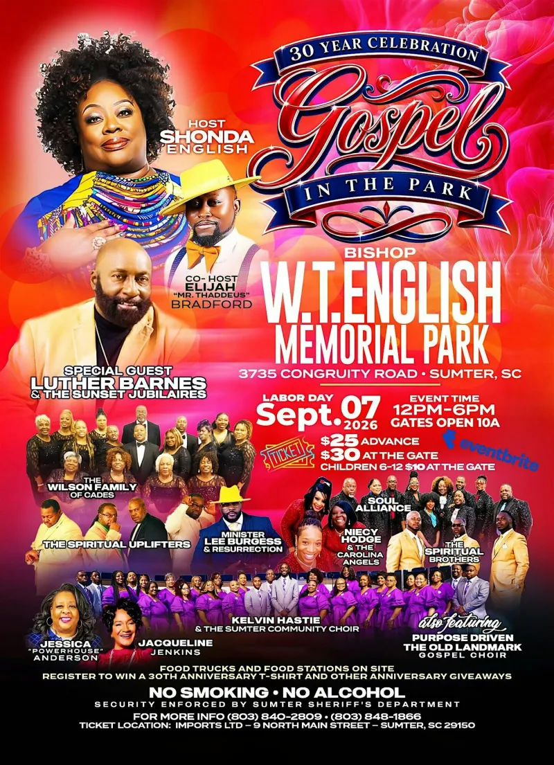 30th-annual Gospel in the Park returns on Sept. 7