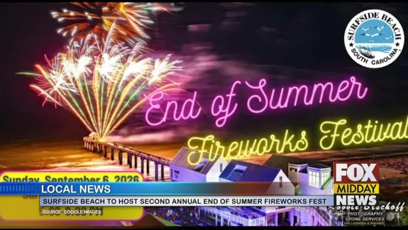 Surfside Beach To Host 2nd Annual End Of Summer Fireworks Festival