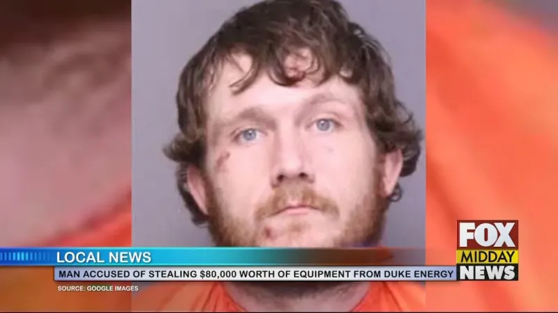 Man Accused Of Stealing Equipment From Duke Energy Property
