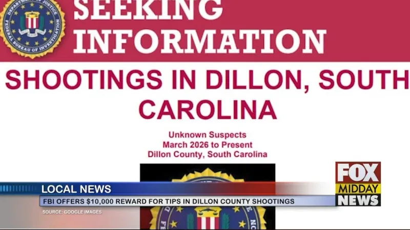 FBI Offers Reward For Information Linked To String Of Dillon Shootings