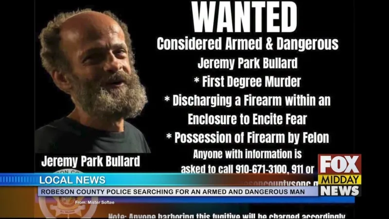 Robeson Co. Police Search For Armed And Dangerous Suspect