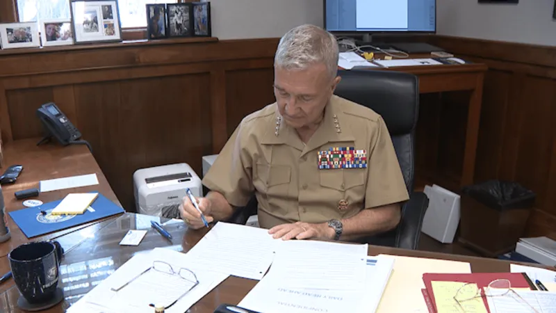 Citadel cadets begin classes under new president, Marine Gen. Frank McKenzie