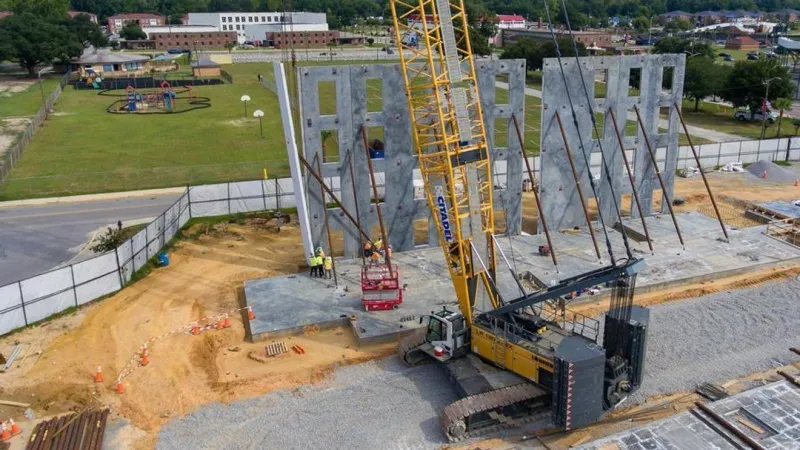 New SC State residence hall progressing as wall panels set in place