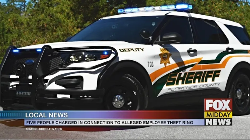 Five People Arrested In Alleged Employee Theft Ring