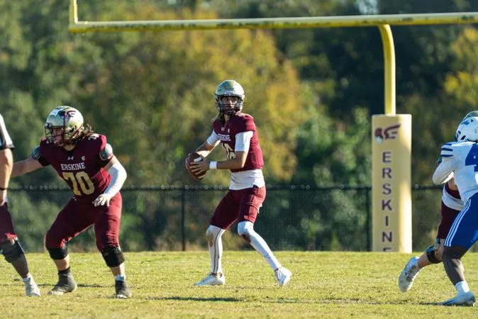 Erskine Football | Killmer, Fleet cruise past Bluefield in season-opening win