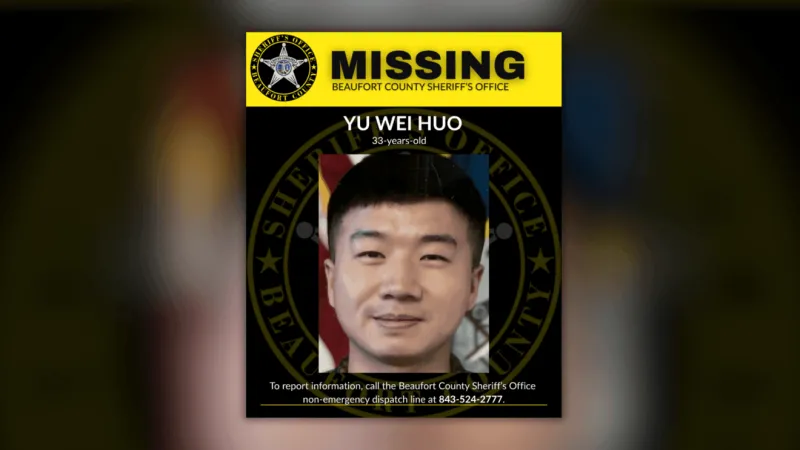 Beaufort County deputies search for missing man last seen at Parris Island Recruit Depot