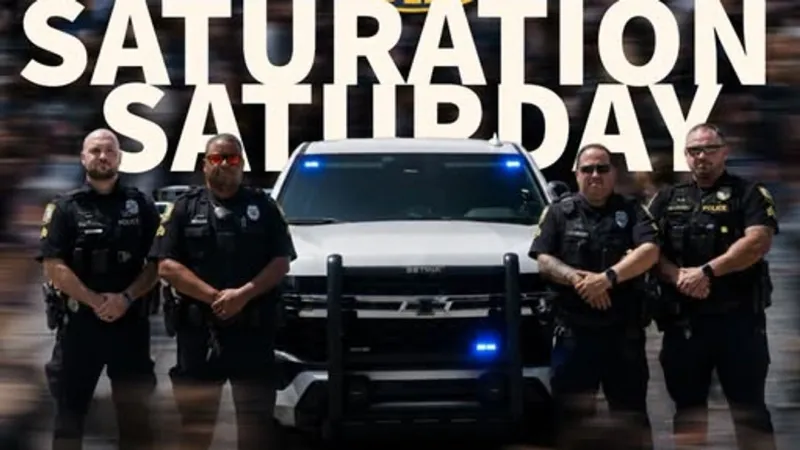 Columbia police join increased patrols across South Carolina for Saturation Saturday