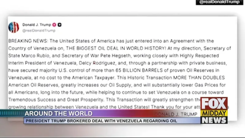 U.S. And Venezuela Reach Sweeping Oil Deal