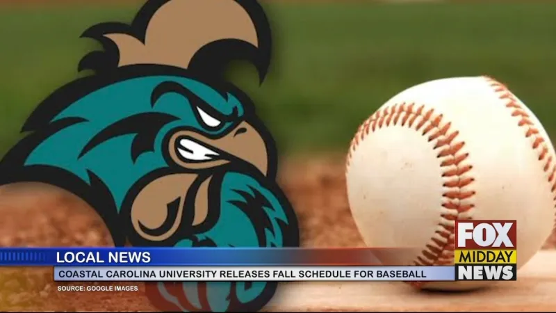 Coastal Carolina Releases Fall Baseball Schedule